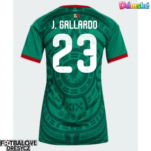 Mexiko Jesus Gallardo #23 Dámské Domácí Dres MS 2026 Krátký Rukáv